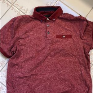 TED BAKER MEN POLO size 4 slim